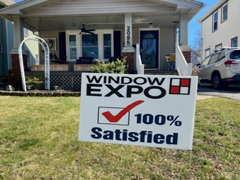 New replacement windows enhance the Smith-Leisinger residence in Lakewood, Ohio.