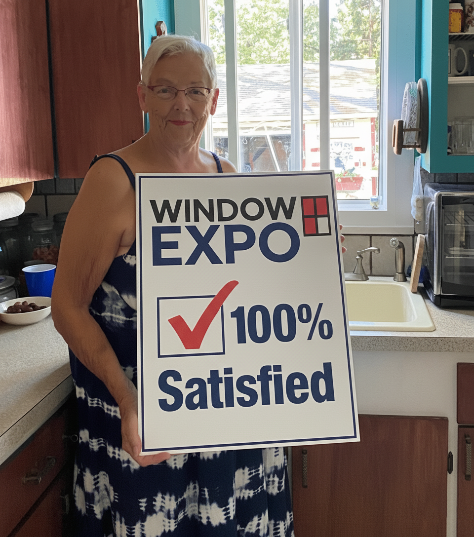 Old kitchen window in Euclid, Ohio, difficult to open before the replacement by Window Expo.