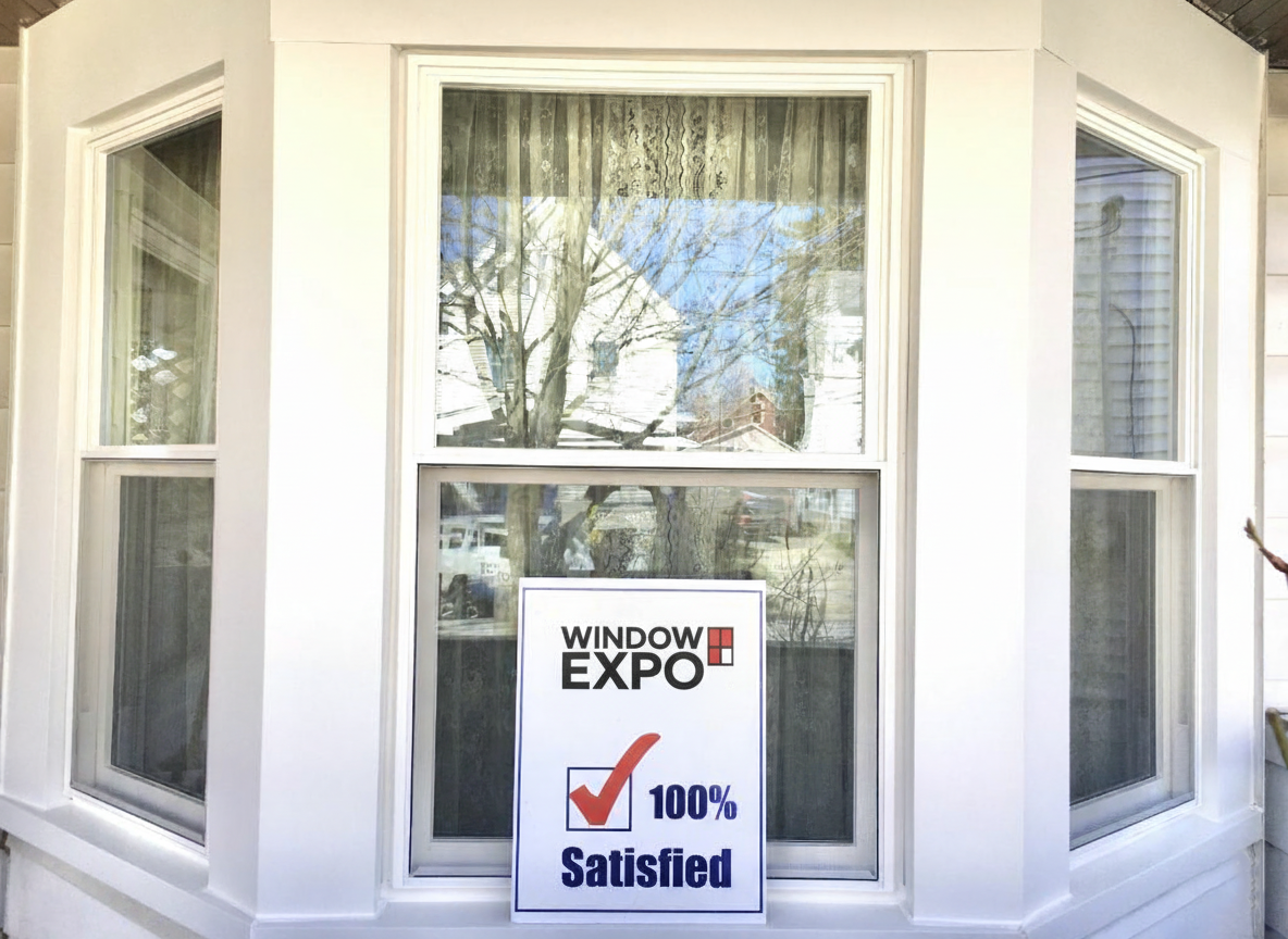 Logo of Window Expo showcasing quality windows and doors installation services.