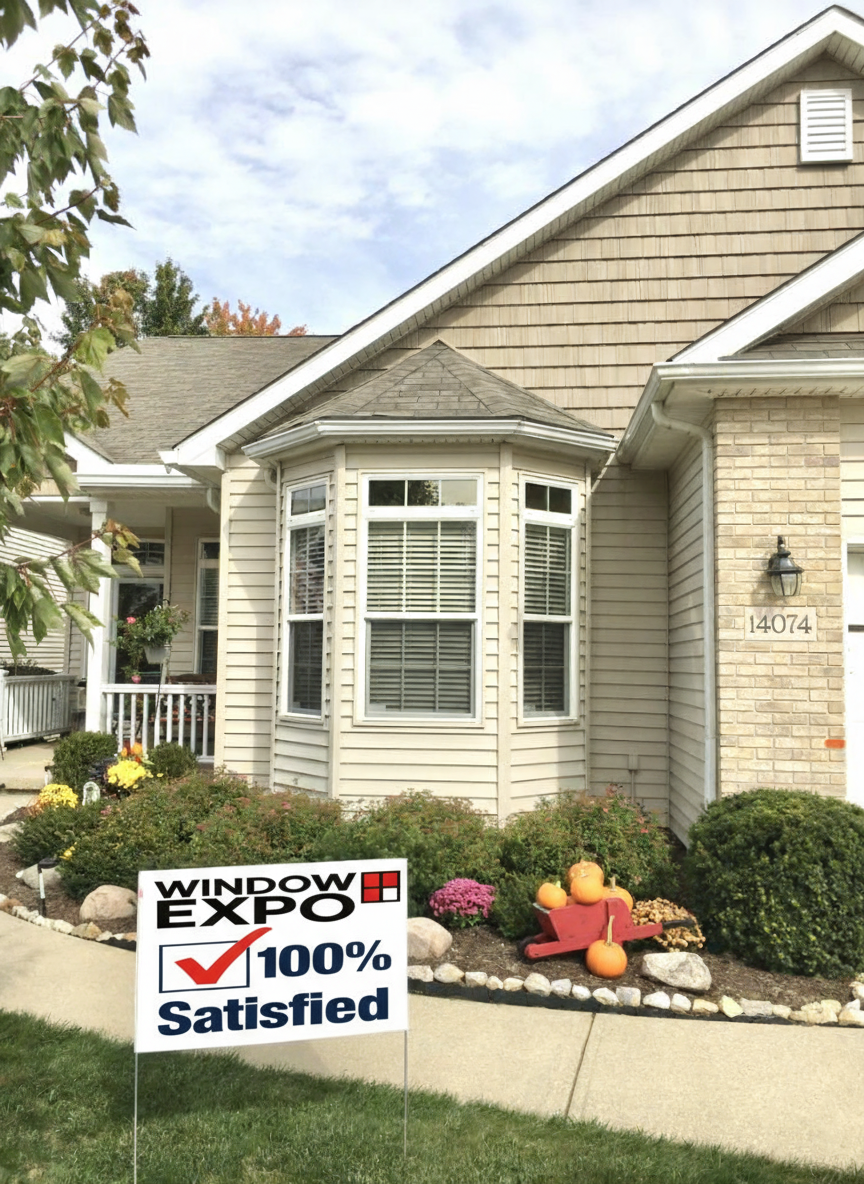 New patio door and window installation enhancing the Tobin's Strongsville home.